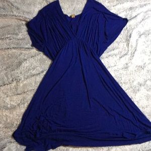 dark blue dress
